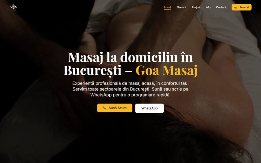 Pagina principală GoaMasaj