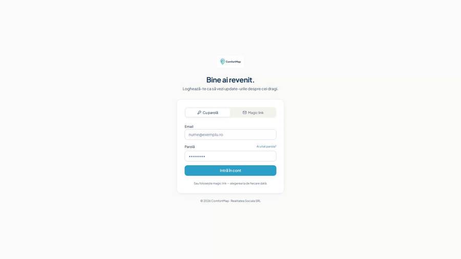 ComfortMap — a portal with three types of users, plus a bug fixed in production